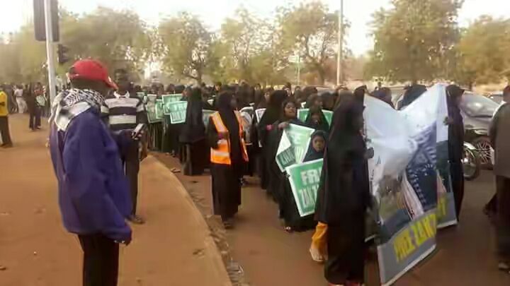 free zakzaky protest in Sokoto